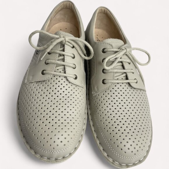 Finn Comfort Shoes Sponarid Leather German Made Women's 8.5 MINT Beige - Picture 6 of 15